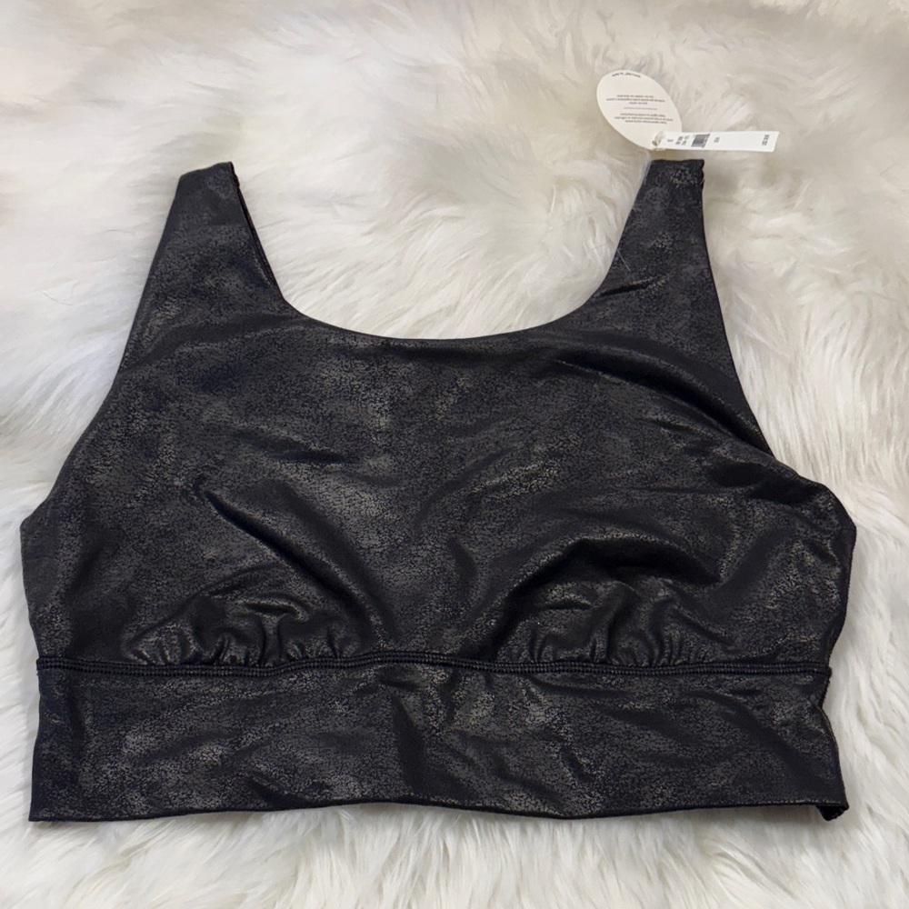 Aerie Black Stretch Sports Bra